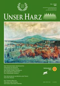 Titelbild der Zeitschrift Unser Harz 02 2023